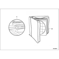 Genuine BMW CD map, Central Europe (65902321510)