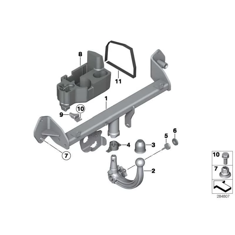 Original BMW Satz Musterschlüssel (Code) 2axx (71602184373)