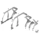 Genuine BMW Side frame, inside, rear left (41007352089)