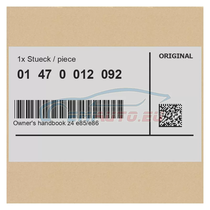 Genuine BMW 01470012092
