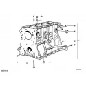 Genuine BMW Engine block with piston (11111247174)