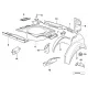 Genuine BMW Bracket backrest outer right (41148134988)