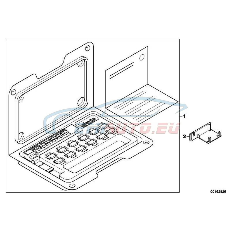 Genuine BMW Rep.kit,ctrl.panel,centreconsole EcoPro (61319251194)