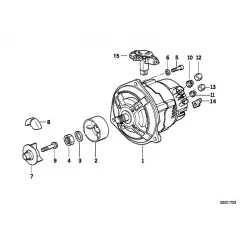 Genuine BMW Alternator (12312306020)
