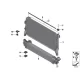 Genuine BMW Bracket for module, left (17118587555)