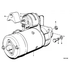 Genuine BMW Exchange starter motor (12411720664)