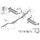 Genuine BMW Intermediate pipe (18308657597)