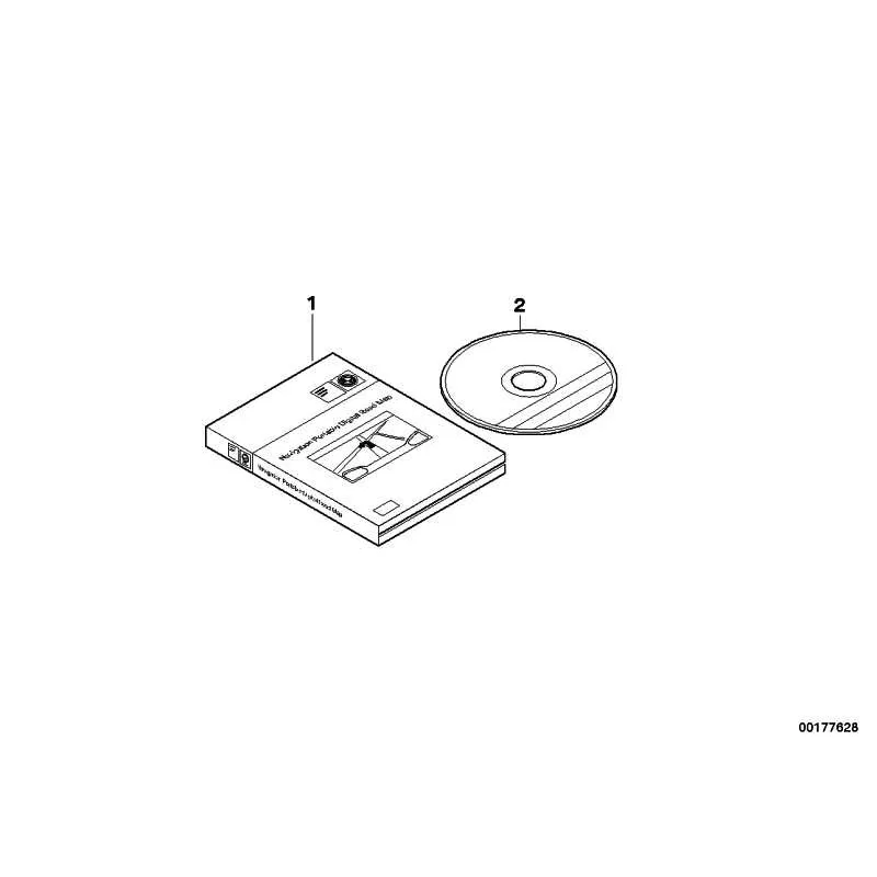 Genuine BMW Roadmap ECE (65902407293)