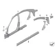 Genuine BMW Bracket, front brace, right (41008063228)