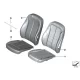 Original BMW Schaumteil Basis Lehne links (52107243541)