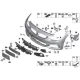 Genuine BMW Panel, bumper, primed, front (51118061925)