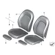 Genuine BMW Foam pad basic backrest left (52107414995)