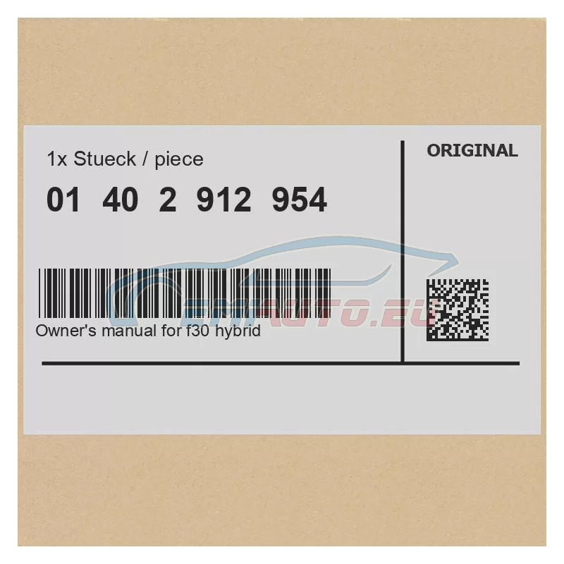 Genuine BMW 01402912954