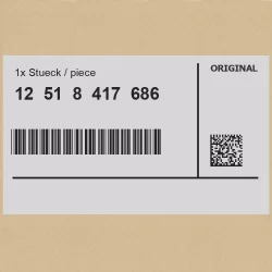 Genuine BMW 12518417686