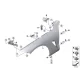 Genuine BMW Side panel bracket, front left 2 (41358492951)