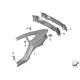 Genuine BMW Outer panel tail trim (41007431661)
