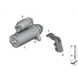 Genuine BMW Exchange starter motor (12418572919)
