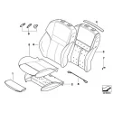 Original BMW Schaumteil Rückenlehne (52107903485)