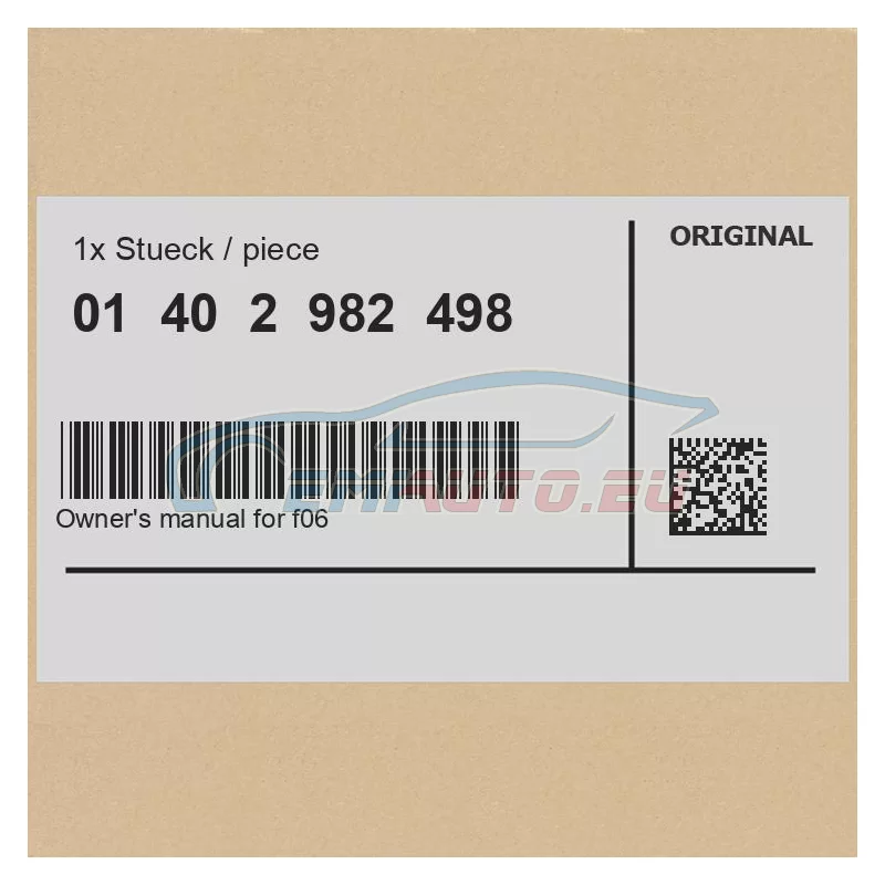 Genuine BMW 01402982498