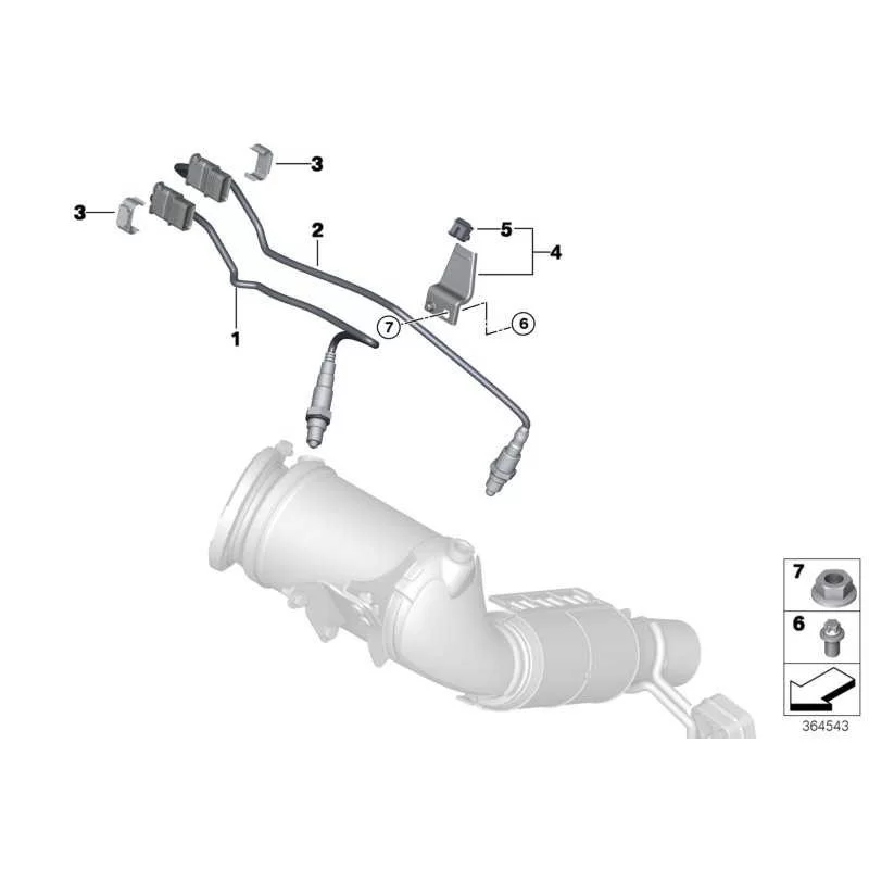 Original BMW Lambda-Regelsonde (11788600992)