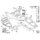 Genuine BMW Decor panel for centre console (51169111675)