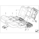 Original BMW Bezug Basis Lehne Leder links (52207146173)