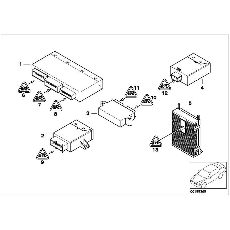 Genuine BMW Light module (61313448668)