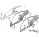 Genuine BMW RIGHT REAR SIDE PANEL (41008060250)