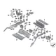 Genuine BMW Trunk floor left (41007409809)