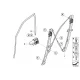 Genuine BMW Window lifter, electric, front right (51337166380)