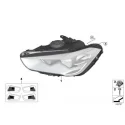 Genuine BMW Headlight, halogen, left (63117346533)