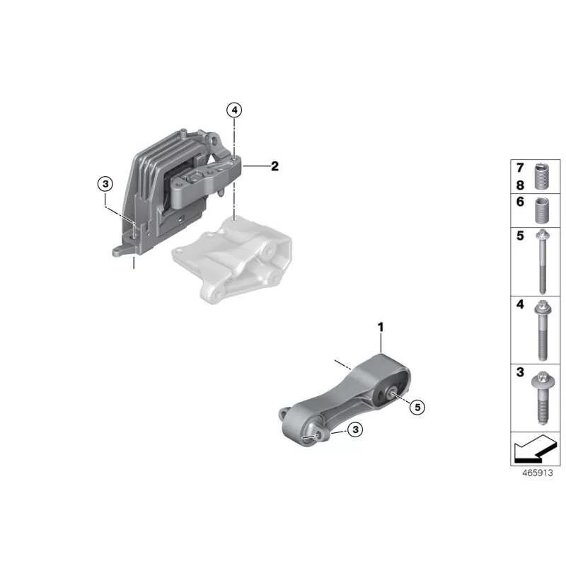Genuine BMW Stabilizer link (22116875190)