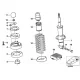 Original BMW Federbein hinten (33521134813)
