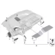 Genuine BMW Trim panel, I-panel, outer left (51459282991)