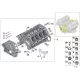 Genuine BMW Engine block with piston (11110396206)