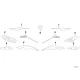 Genuine BMW Decor side section bottom left (51148565223)