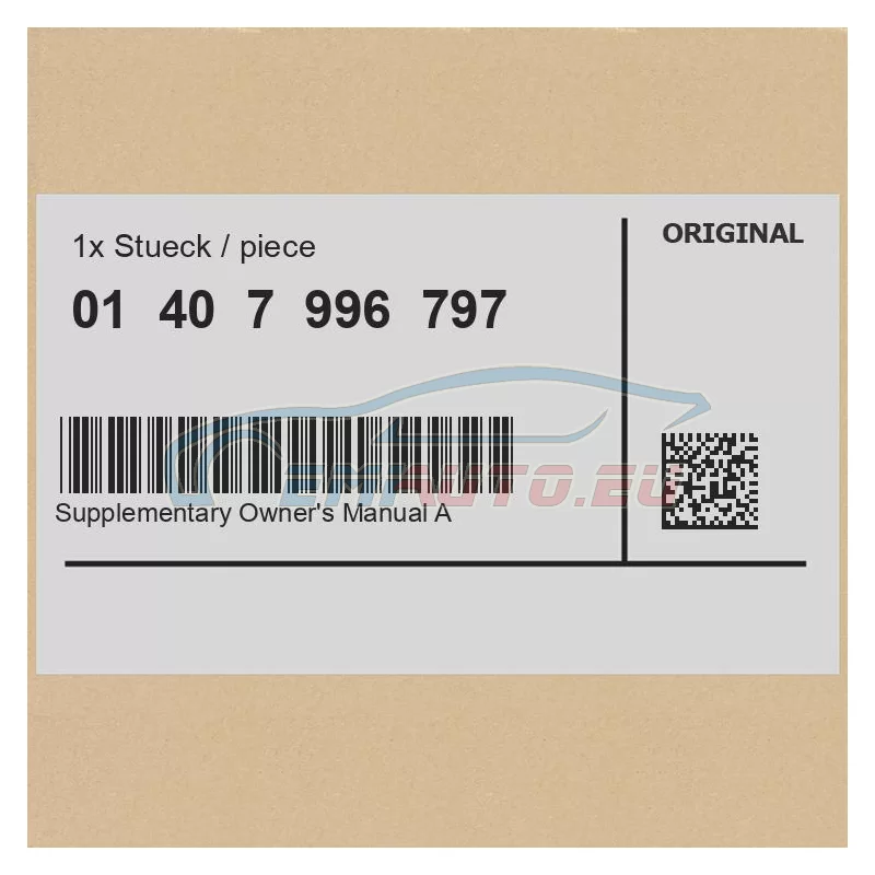 Genuine BMW 01407996797