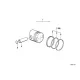 Genuine BMW Piston (11251335339)