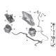 Genuine BMW Engine supporting bracket, right (22116882028)