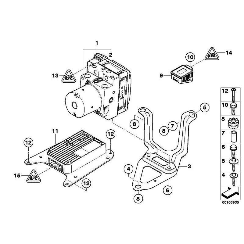 Original BMW Hydroaggregat DXC (34516865026)