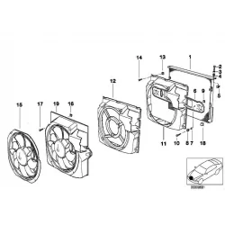 Genuine BMW Pusher fan (64508364093)