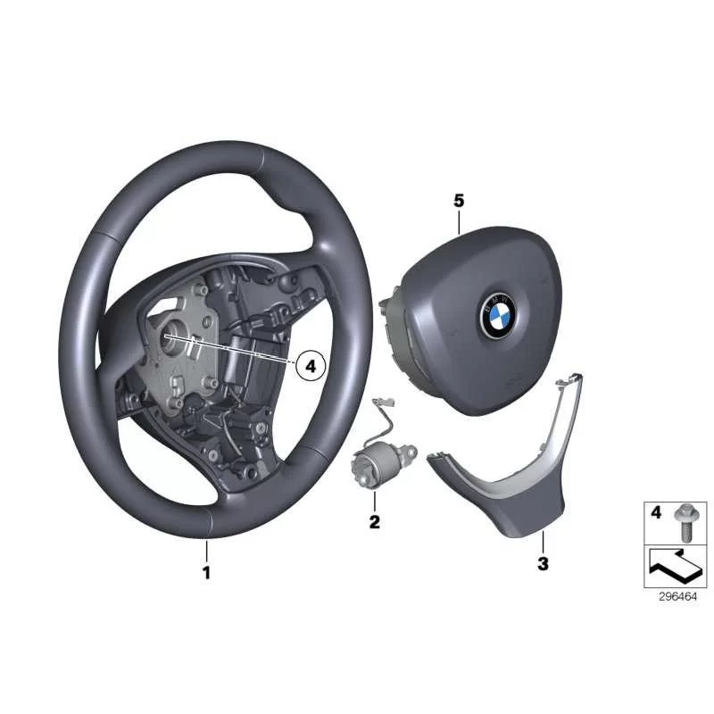 Original BMW Airbagmodul Fahrerseite (32306860818)