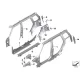 Genuine BMW reinforcement D-pillar inside right (41007430980)