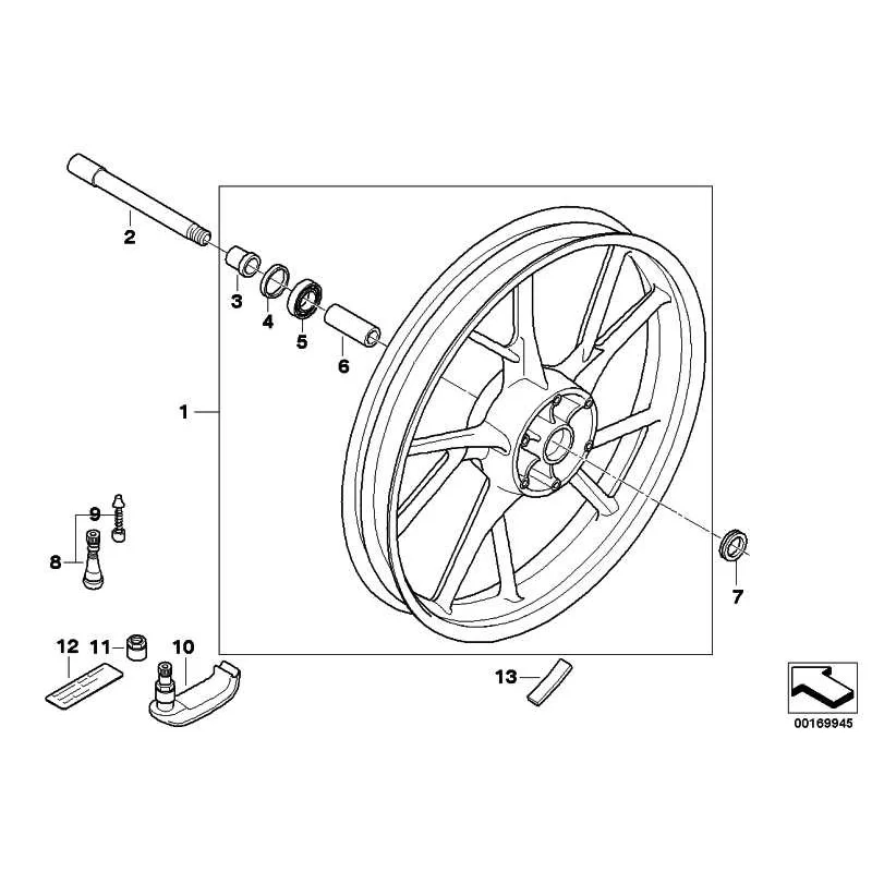 Genuine BMW Shaft seal (07119902384)