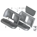 Original BMW Bezug Basis Sitz Leder (52207254141)