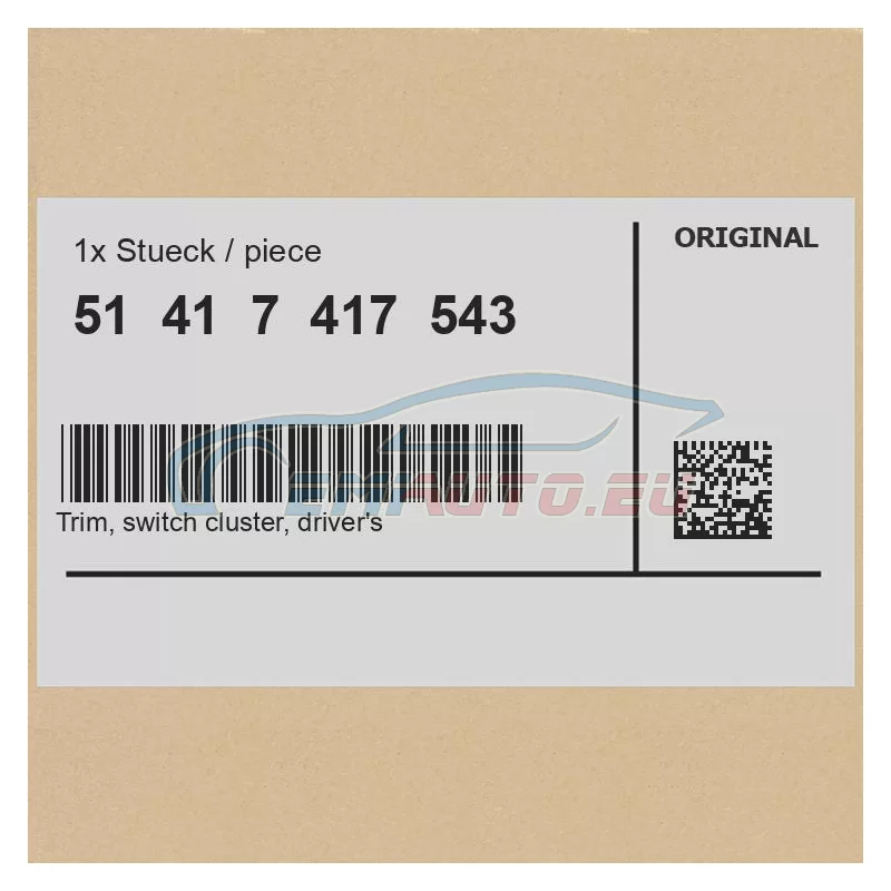 Genuine BMW 51417417543