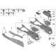 Genuine BMW Insert mat, storage compartment (51169325852)
