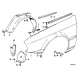 Genuine BMW Side panel, front right (41351941872)