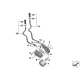 Genuine BMW Pipe, silver (11447686372)