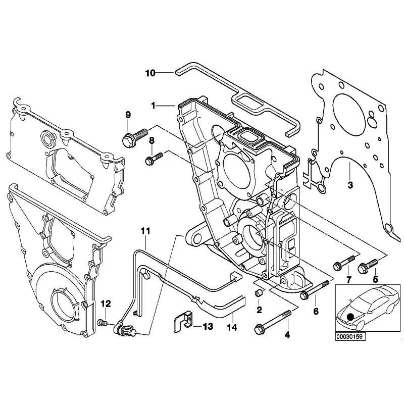 Genuine BMW Guide (12141721670)